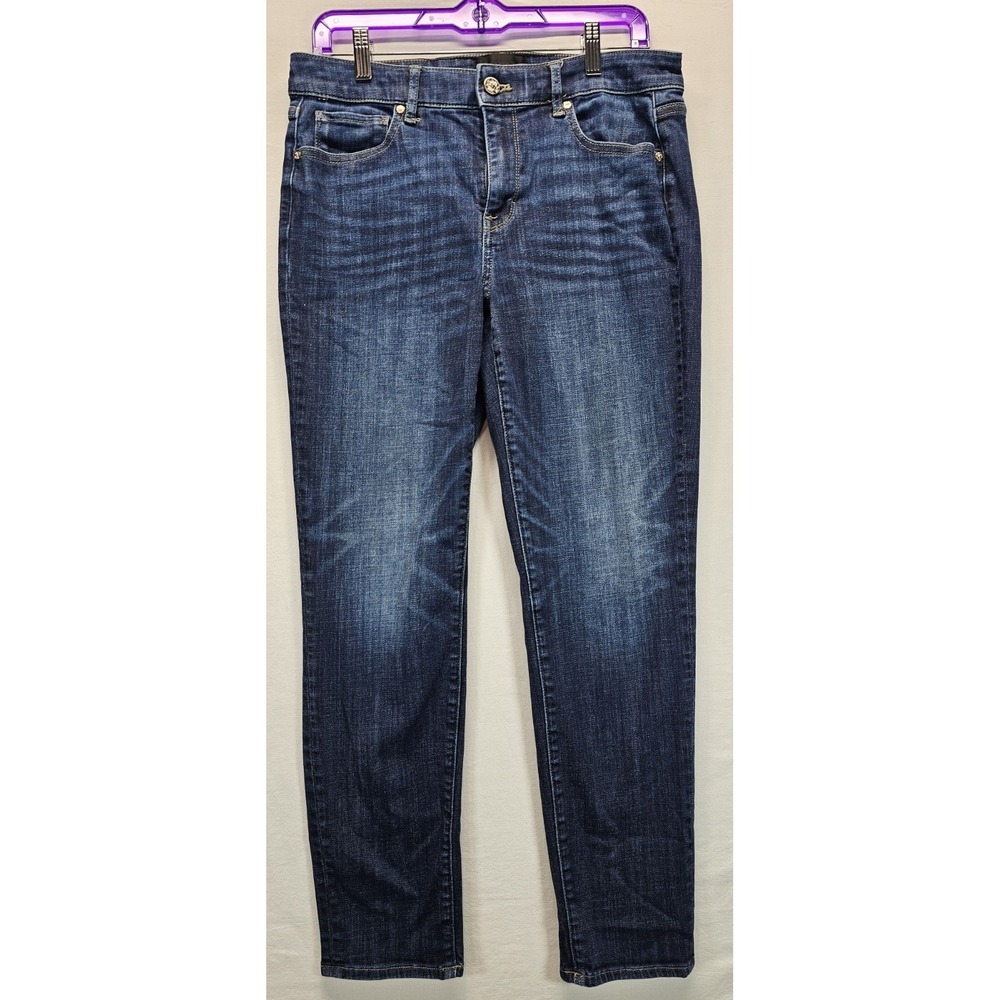 WHBM White House Black Market Girlfriend‎ Jeans Women's 8 Mid Rise Stretch